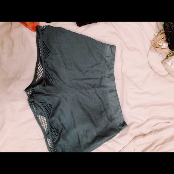 Urban Outfitters Teal Shorts - Picture 2 of 7